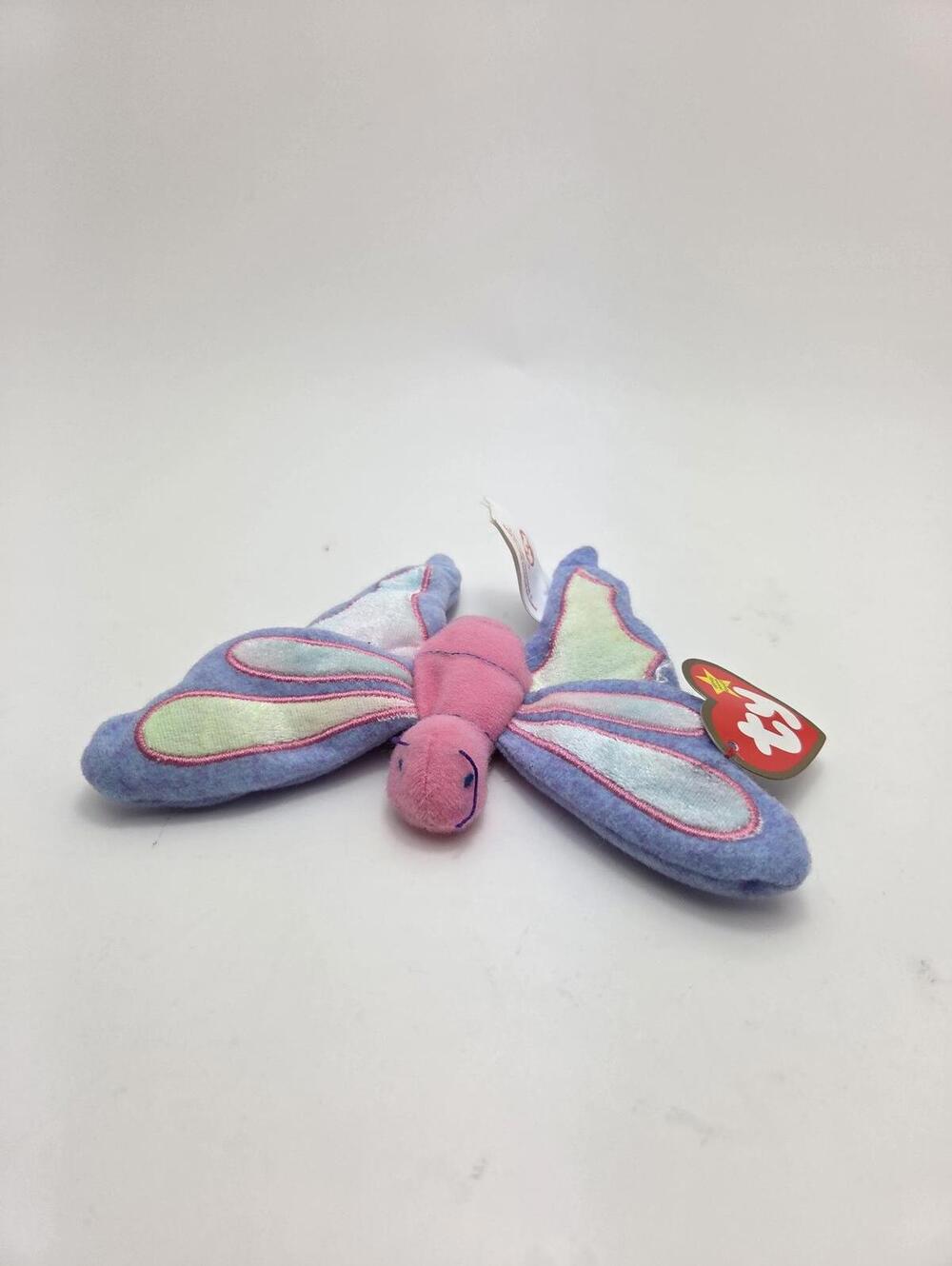 Ty McDonald’s Teenie Beanie “Flitter” the Purple Butterfly, Non Mint Tag!